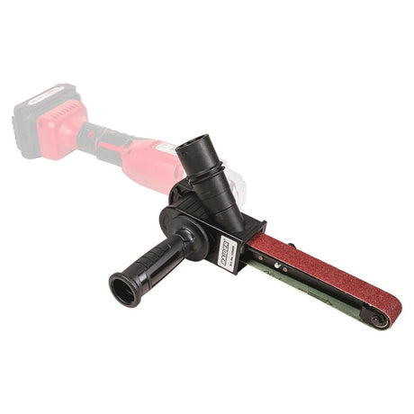 RAIDER Sistem cu banda smirghel pentru polizor unghiular Transformare instant din polizor unghiular in masina de slefuit cu banda, oferind flexibilitate mai mare in procesul de Raider - scule electrice si unelte profesionale - BricoMart