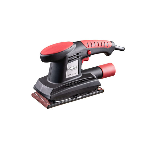 RAIDER Slefuitor 260W 90x187mm RD - SA28 Black Edition Mâner ergonomic cu acoperire din cauciuc pentru un plus de confort Pentru prelucrat lemn tare sau moale Forma dreptunghi Raider - scule electrice si unelte profesionale - BricoMart