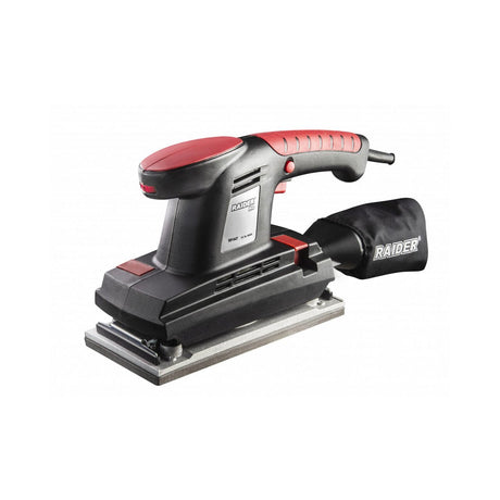 RAIDER Slefuitor 380W viteza variabila RDP - SA27 Black Edition Mâner ergonomic cu acoperire din cauciuc pentru un plus de confort Sac de praf pentru o zonă de lucru mai curată Posibil Raider - scule electrice si unelte profesionale - BricoMart