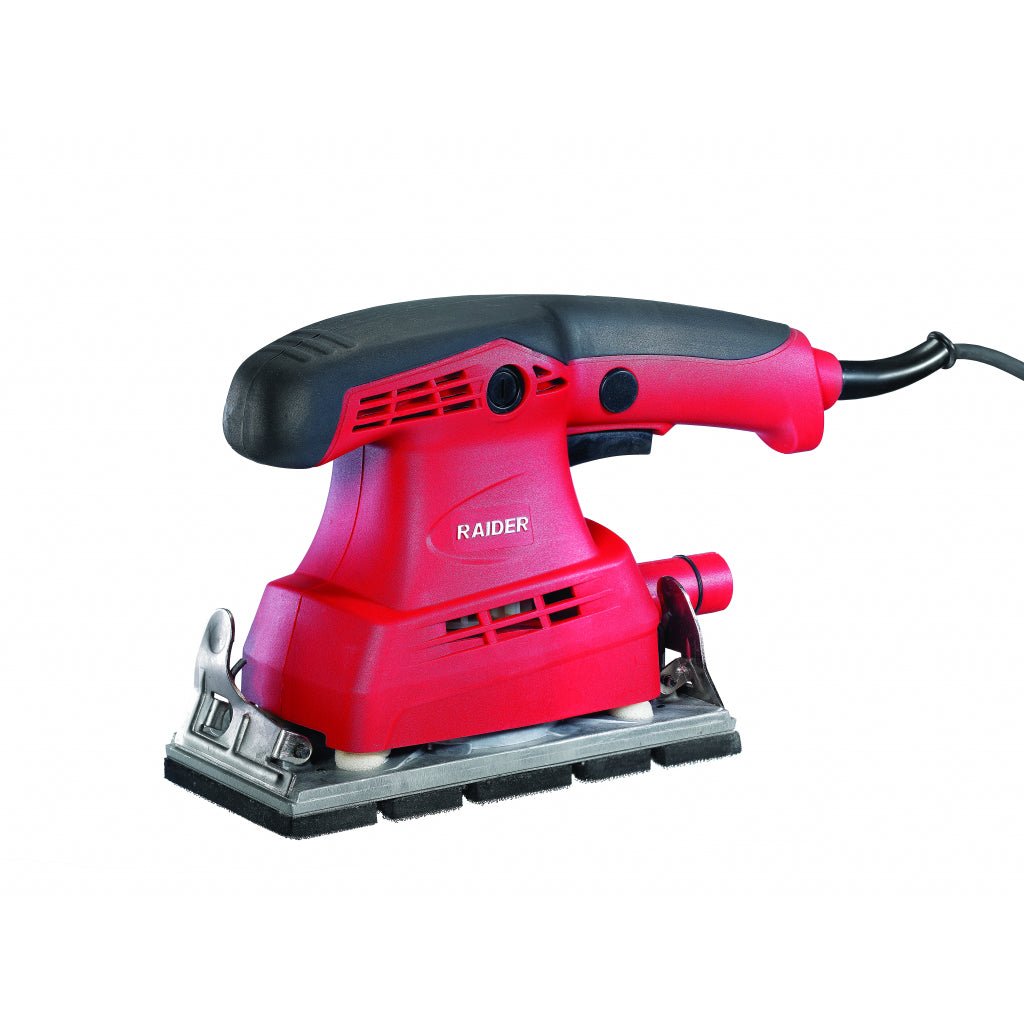 RAIDER Slefuitor cu vibratii 300W 92х185mm RDI - SA24 Colectarea prafului Prindere accesorii cu banda velcro Viteza reglabila Schimbarea rapida a periilor colectoare Raider - scule electrice si unelte profesionale - BricoMart