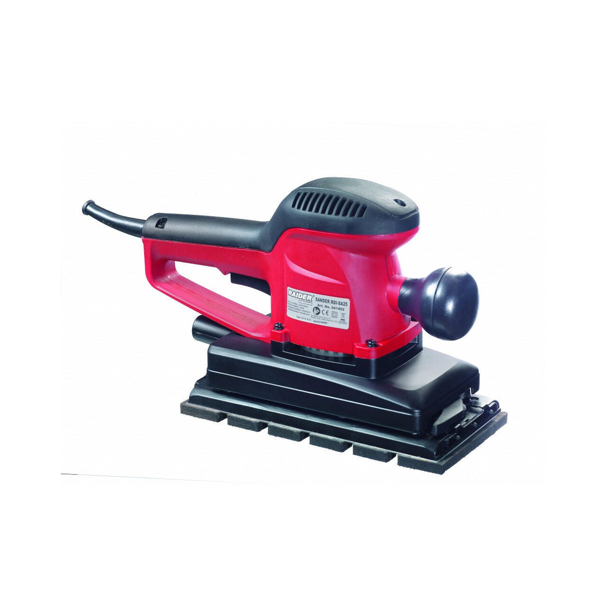RAIDER Slefuitor cu vibratii 320W 115х230mm RDI - SA25 Colectarea prafului Prindere accesorii cu banda velcro Placa de baza metalica Raider - scule electrice si unelte profesionale - BricoMart