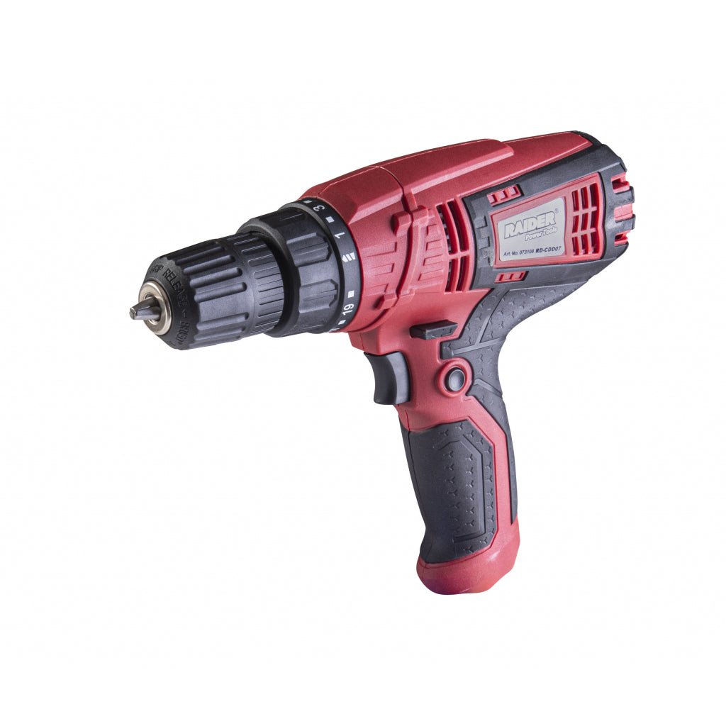 RAIDER Surubelnita electrica cu cablu 400W 16+1 10mm RD - CDD07 Design compact si greutate redusa pentru un confort sporit Raider - scule electrice si unelte profesionale - BricoMart