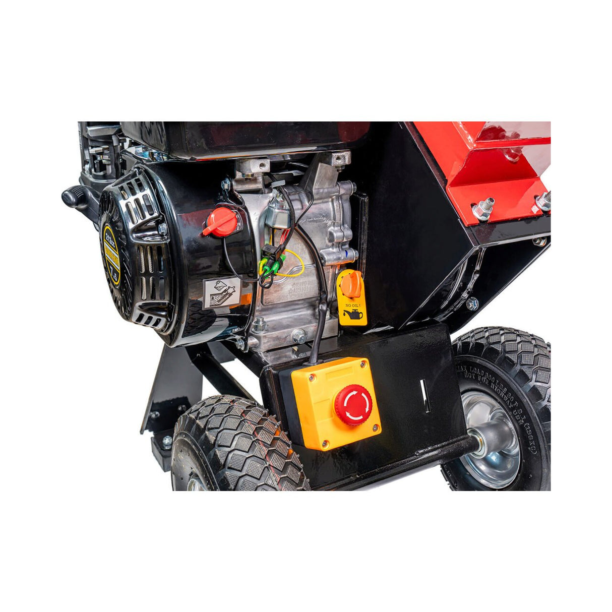 RAIDER Tocator crengi pe benzina 212cc 4,1kW 50mm RD-GSH01 maruntește cu ușurință materiale groase, cum ar fi crengile, gardurile vii și deșeurile de grădină Alimentare Raider - scule electrice si unelte profesionale - BricoMart