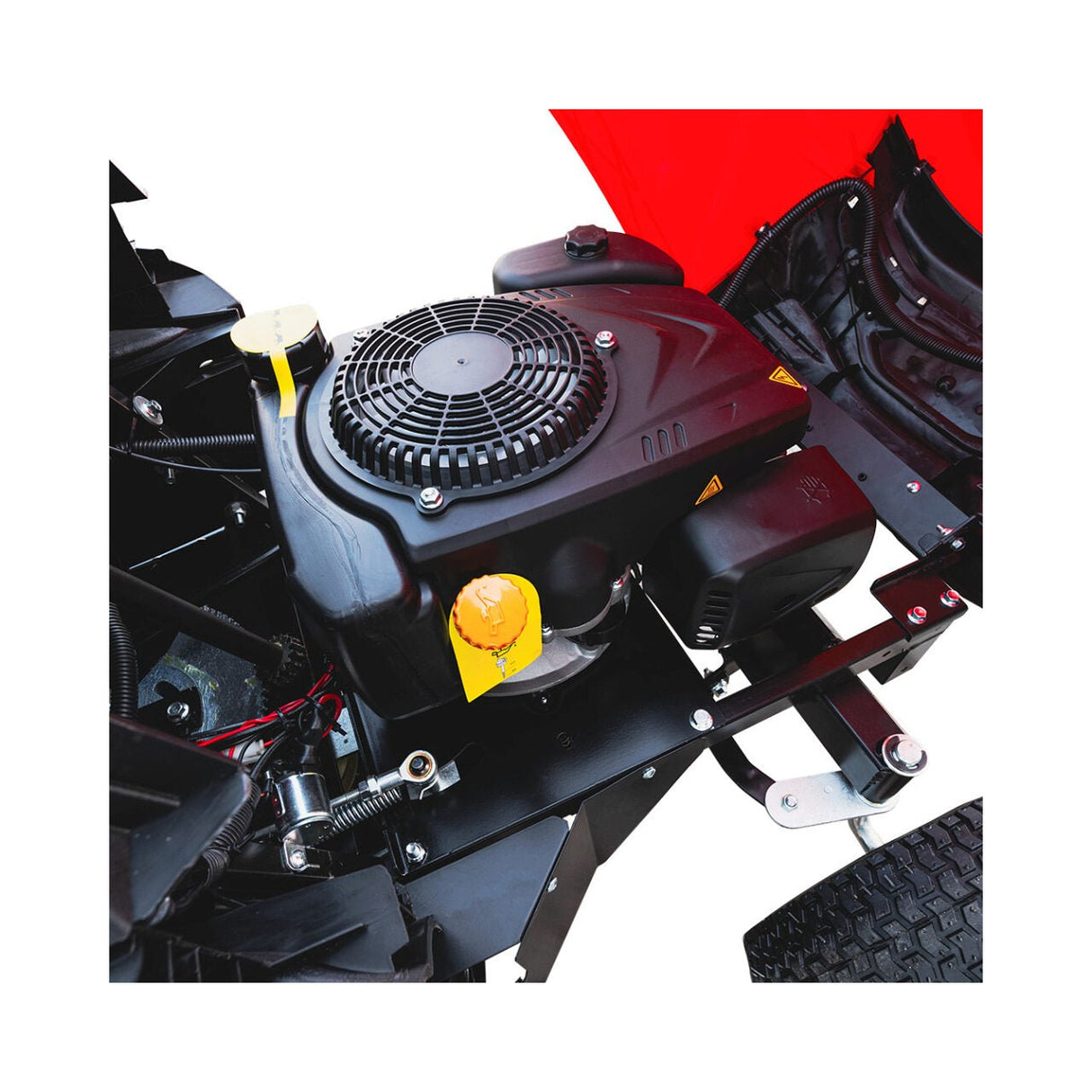 RAIDER Tractor de grădină 224cc 5kW(6,8hp) 69cm 27" 220L RD - GLM17 Motor puternic și eficient – Permite operarea pe diverse terenuri, asigurând o cosire uniformă fără dificultăți Suprafaț Raider - scule electrice si unelte profesionale - BricoMart