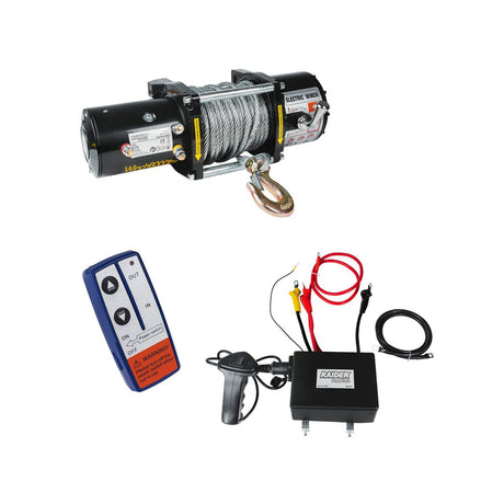 RAIDER Troliu electric 12V 2722kg 2.76 kW Ø7.2mm 24m RD - EW11 Cu o capacitate maximă de remorcare de 2722 kg, RD - EW11 este capabil să facă față unei game variate de sarcini, inclusiv Raider - scule electrice si unelte profesionale - BricoMart