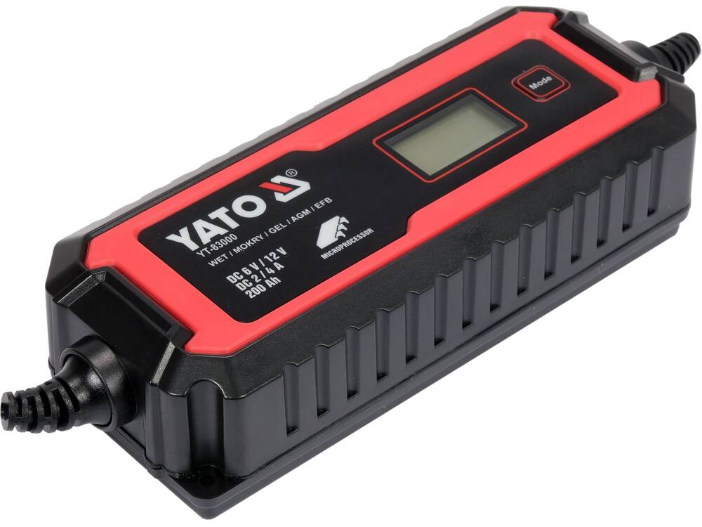 REDRESOR CU DISPLAY YATO YT-83000 LCD, GAMA 6V/2A, 12V/4A YATO - scule electrice si unelte profesionale - BricoMart