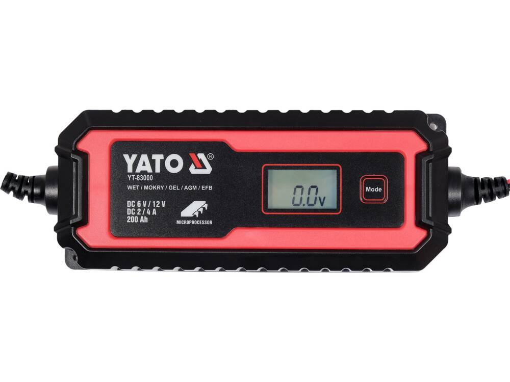REDRESOR CU DISPLAY YATO YT-83000 LCD, GAMA 6V/2A, 12V/4A YATO - scule electrice si unelte profesionale - BricoMart