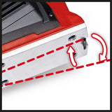 Rindea Einhell TE - PL 920, 920 wati, adancime de taiere de pana la 3,5 mm, ax cu lama mare, sabot de parcare automat, include ghidaj longitudinal, adaptor de aspirare si 2 lame reversibile TCT Einhell - scule electrice si unelte profesionale - BricoMart