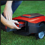 Robot de tuns iarba Einhell FREELEXO 1200 LCD BT pentru peluze de pana la 1200 m², control prin aplicatie Bluetooth, pentru inclinari de pana la 35%, acumulator reincarcabil PXC Einhell - scule electrice si unelte profesionale - BricoMart