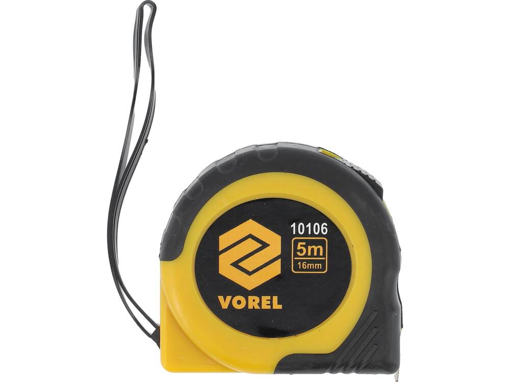 RULETA 5MX16MM, GALBEN VOREL 10106 - NEGRU VOREL - scule electrice si unelte profesionale - BricoMart