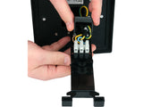 Priza de gradina stalp din otel YATO YT-81276, IP44, 2 x 230 V cu programator - imagine 7