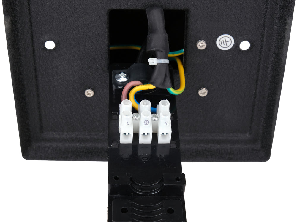 Priza de gradina stalp din otel YATO YT-81276, IP44, 2 x 230 V cu programator - imagine 8