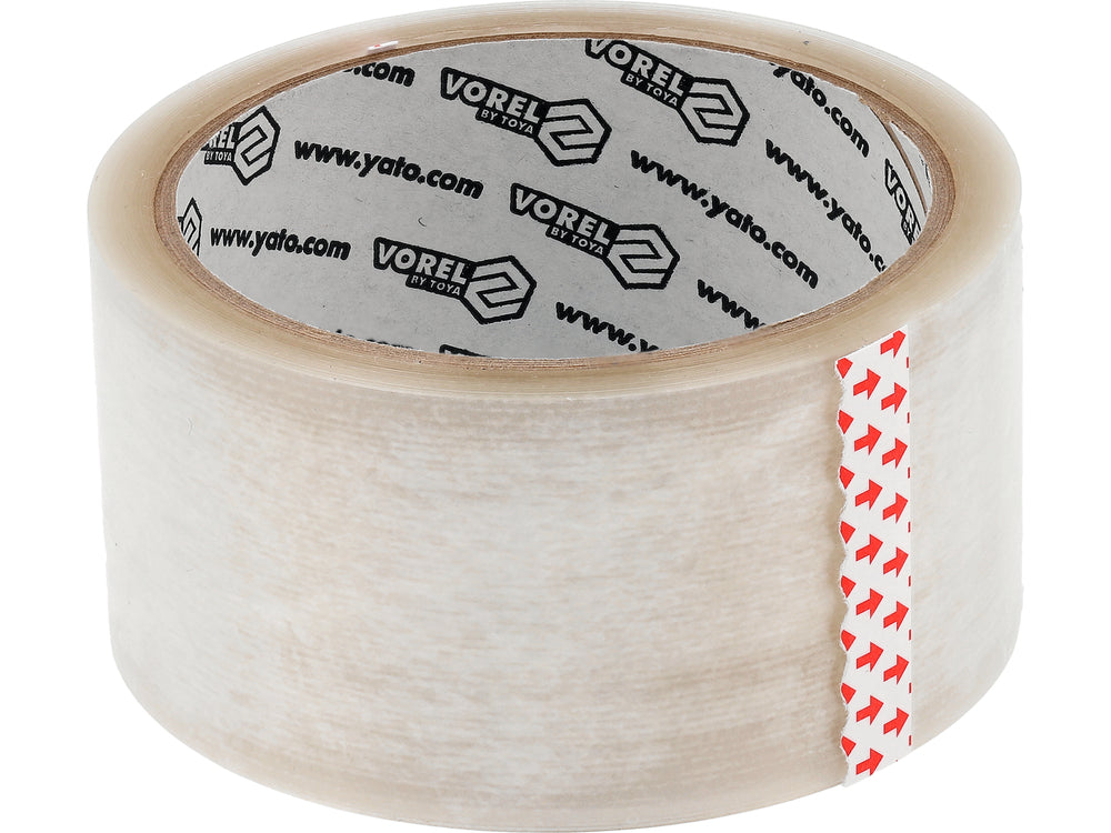 Folie adhesiva pp transparenta 3 buc. VOREL 75305, 48 mm x 50 m - imagine 2
