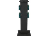 Priza de gradina stalp din otel YATO YT-81275, IP44, 4 x 230 V - imagine 3