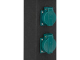 Priza de gradina stalp din otel YATO YT-81275, IP44, 4 x 230 V - imagine 4