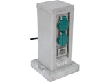 Priza de gradina stalp piatra pp YATO YT-81273, IP44, 4 x 230 V - imagine 3