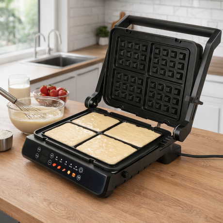 2 Placi pentru gratar electric - vafe LUND 67442 - imagine 8