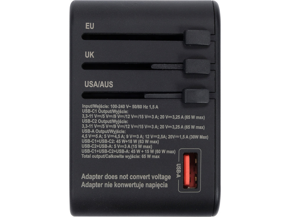 ADAPTATOR CALATORIE UNIV.USB-C YATO YT-81303 65W