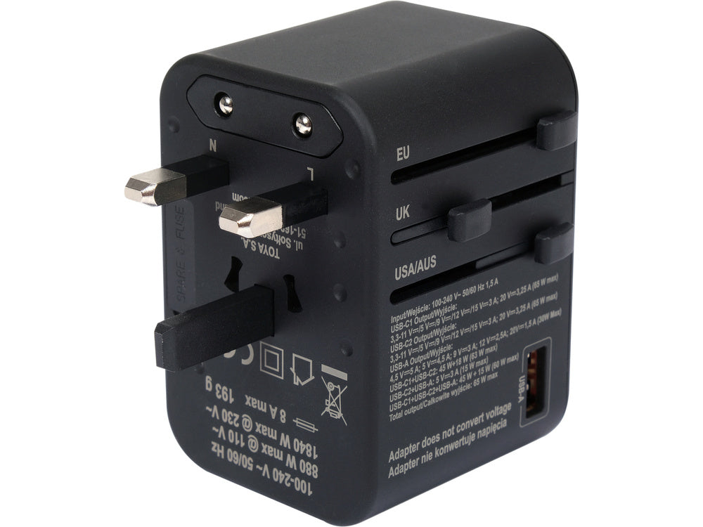 ADAPTATOR CALATORIE UNIV.USB-C YATO YT-81303 65W