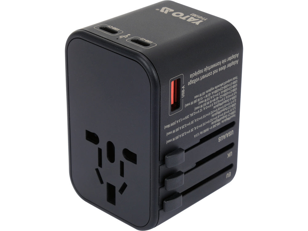 ADAPTATOR CALATORIE UNIV.USB-C YATO YT-81303 65W