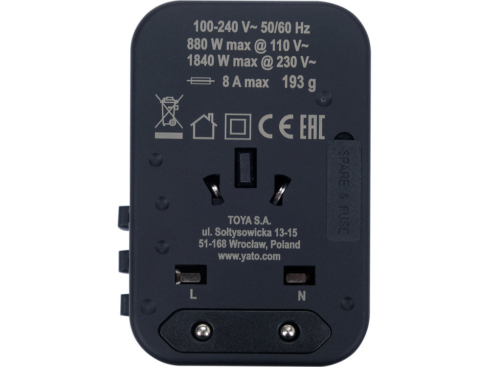 ADAPTATOR CALATORIE UNIV.USB-C YATO YT-81303 65W
