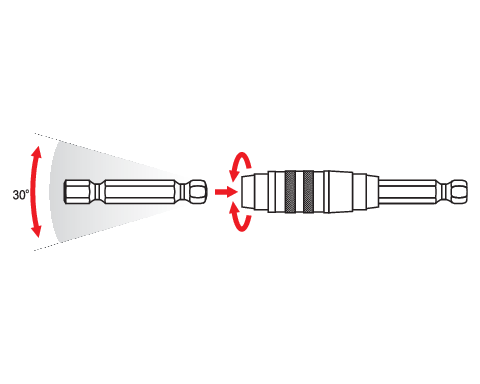 YATO BITS ADAPTER YT-04635 1/4 