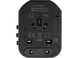 ADAPTOR UNIVERSAL DE YATO YT-81300 CALATORIE, 1 PORT USB + 1 PORT USB-C