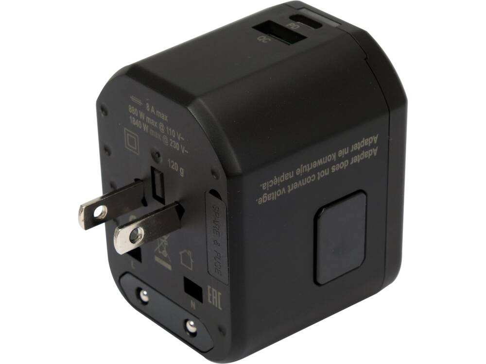 ADAPTOR UNIVERSAL DE YATO YT-81300 CALATORIE, 1 PORT USB + 1 PORT USB-C