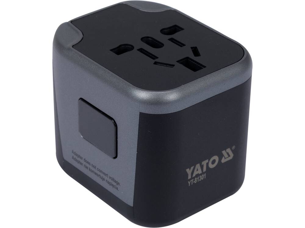 YATO YT-81301 UNIVERZÁLIS UTAZÓ ADAPTER, 2 X USB PORT 