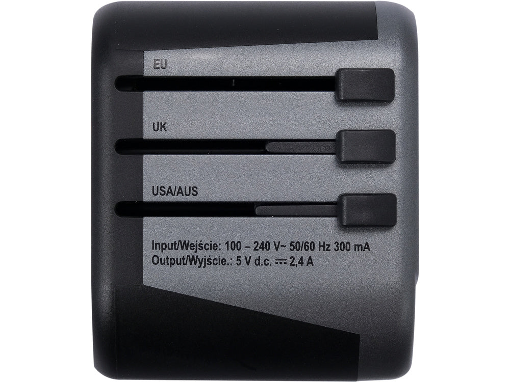 YATO YT-81301 UNIVERZÁLIS UTAZÓ ADAPTER, 2 X USB PORT 