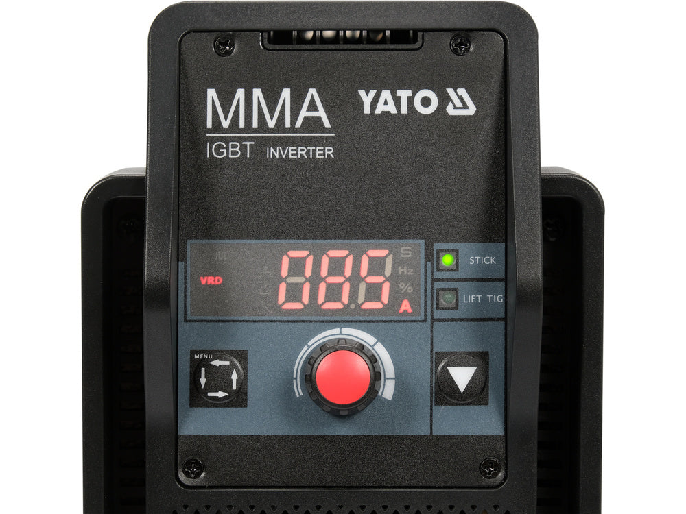 YATO YT-81358 MMA INVERTERES HEGESZTŐGÉP PFC 200A-VAL 