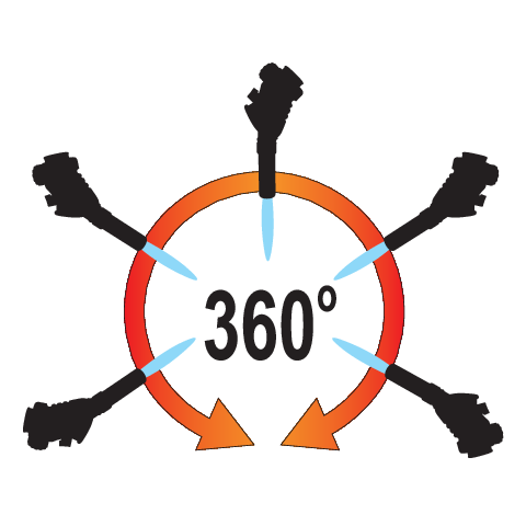 Arzator gaz 360° YATO YT-36719, piezo - imagine 7