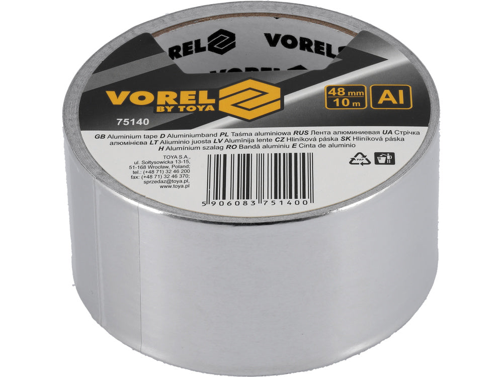 ALUMÍNIUM RAGASZTÓSZALAG VOREL 75140 48MX10M 