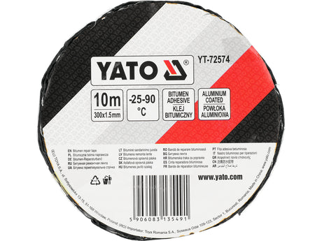 Banda de reparatii bitum YATO YT-72574, 300 mm x 10 m - imagine 4