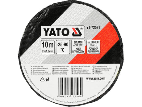 Banda de reparatii bitum YATO YT-72571, 75 mm x 10 m - imagine 4