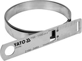 YATO YT-71702 Rozsdamentes acél mérőszalag átmérőhöz, 2190-3460/0.1MM 