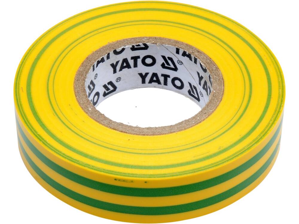 Szigetelőszalag 0.13Mmx15Mmx10M YATO YT-81593 Sárga-Zöld 
