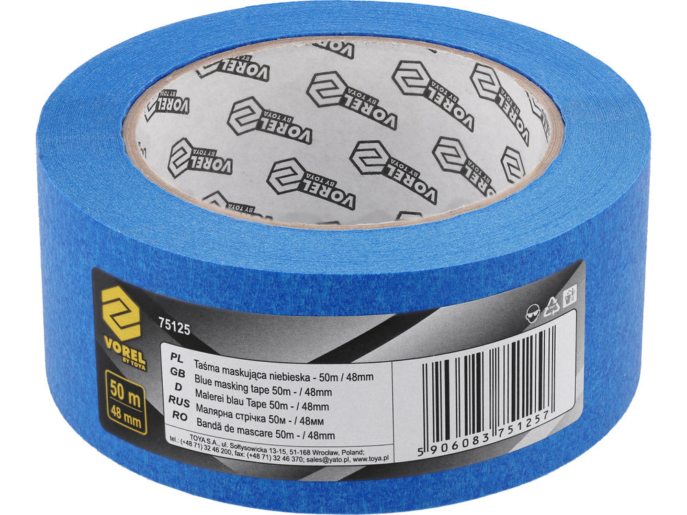 MASZKSZALAG, KÉK, VOREL 75125 50MX48MM 