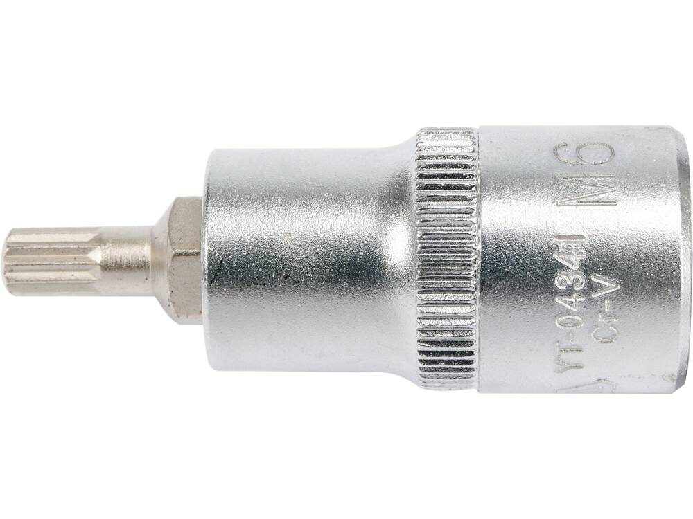 BIT SPLINE M6, YATO YT-04341 CU ADAPTOR 1/2, 55MM