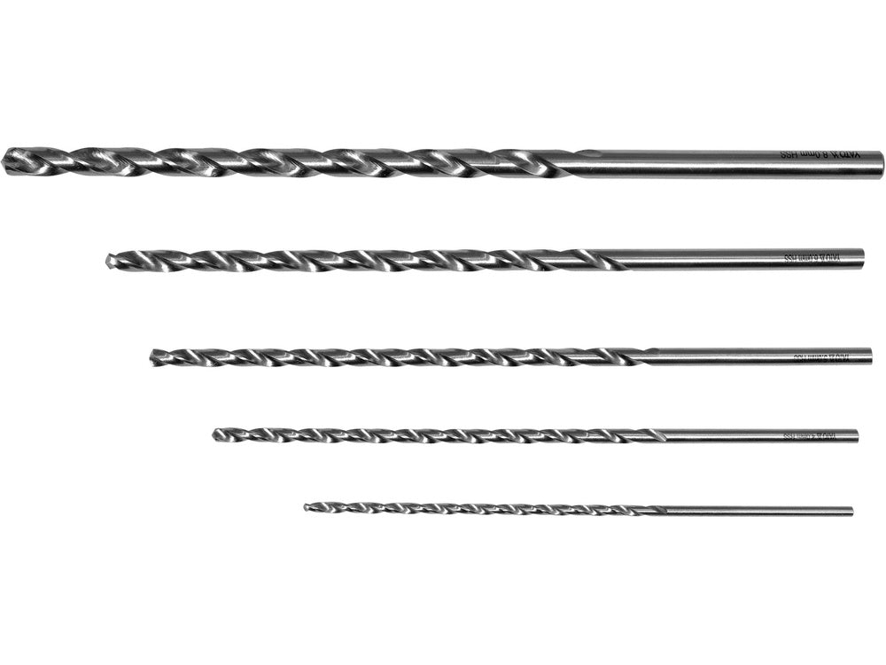 HOSSZÚ FÚRÓFEJEK YATO YT-39820 FÉMHEZ 3-8MM, 5 DB 