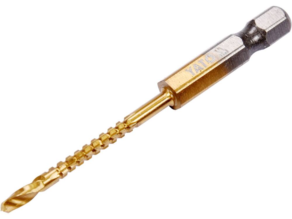 YATO YT-44820 HATSZÖGŰ FÚRÓ 3,0 MM HSS-TIN 