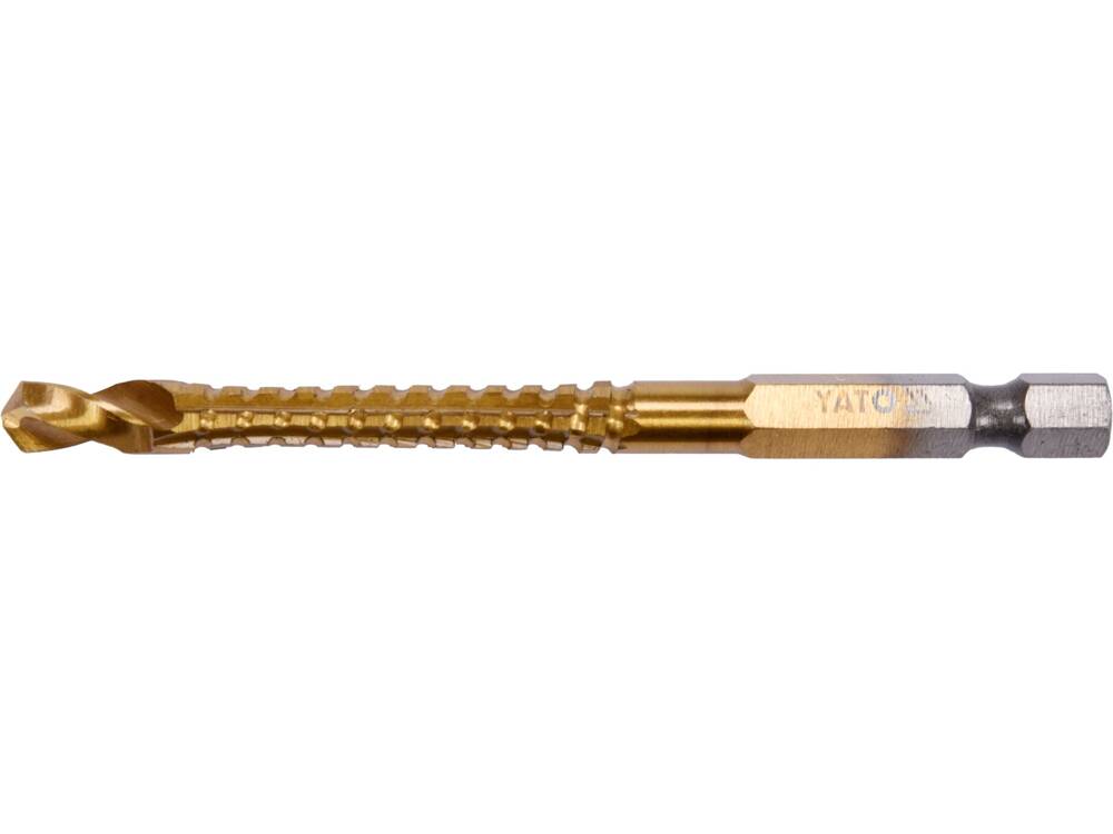 YATO YT-44823 HATSZÖGŰ FÚRÓ 6.0MM HSS-TIN 