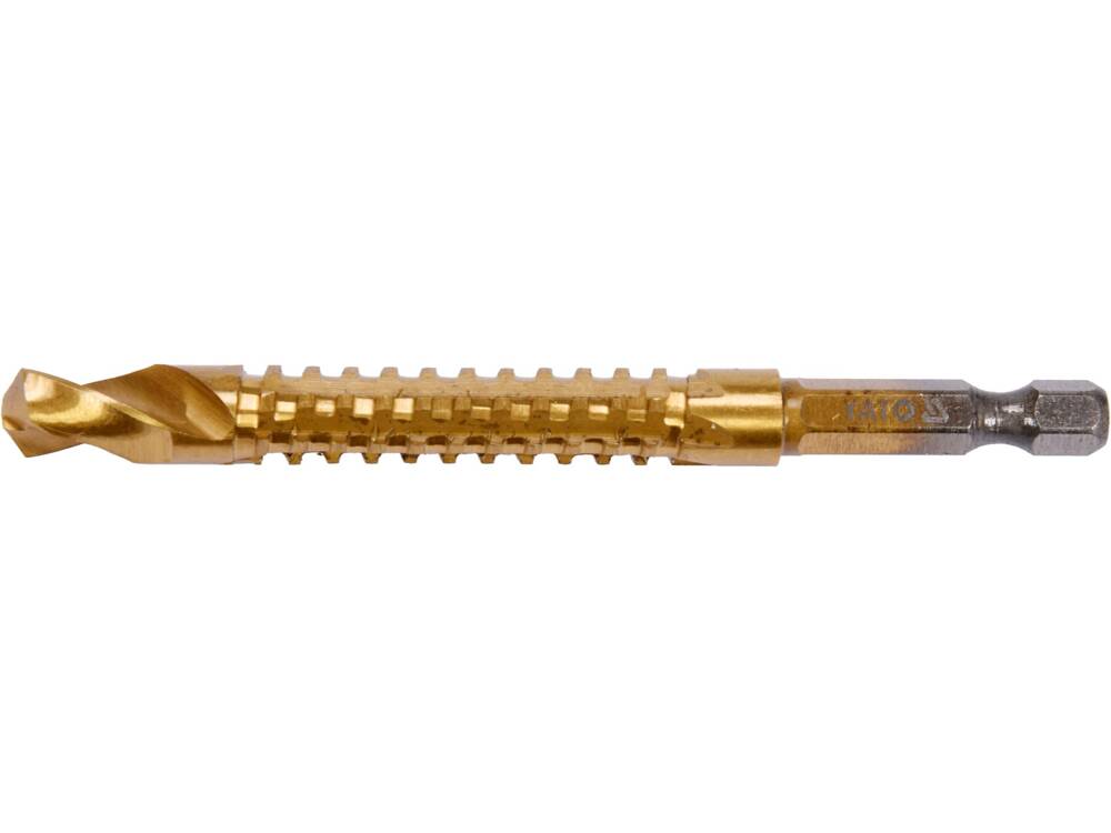 YATO YT-44827 HATSZÖGŰ FÚRÓ 9.0MM HSS-TIN 