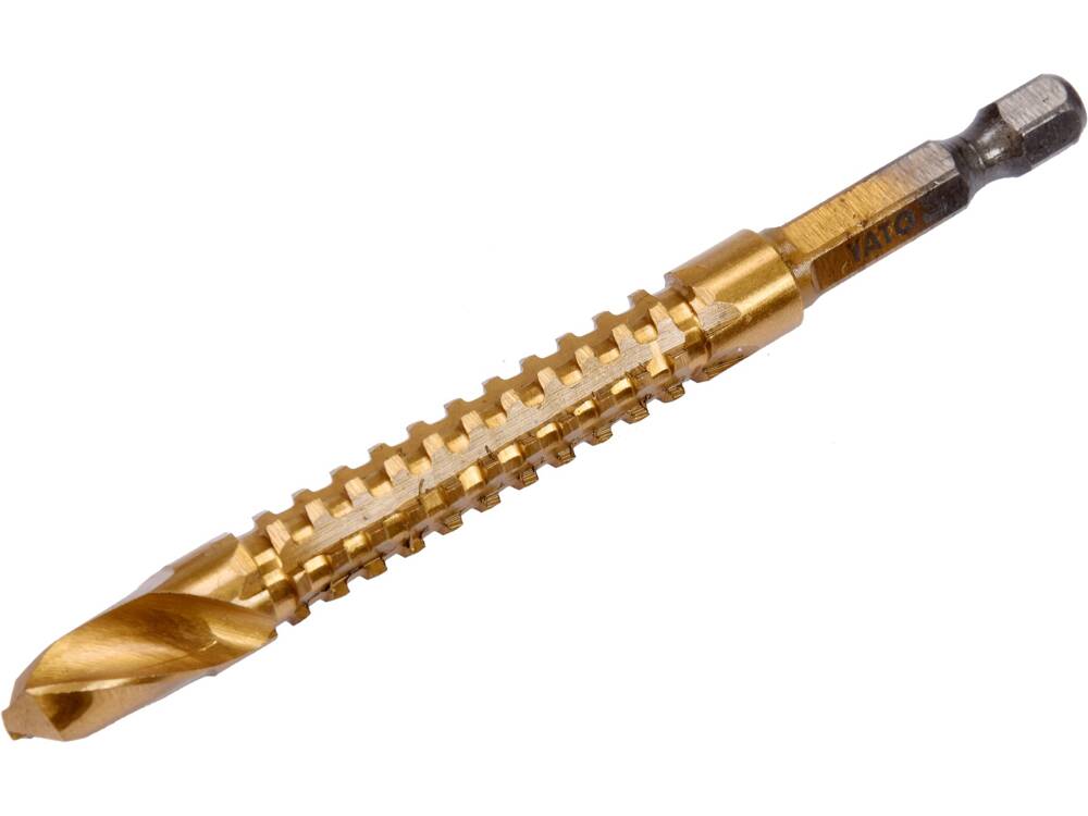 YATO YT-44827 HATSZÖGŰ FÚRÓ 9.0MM HSS-TIN 
