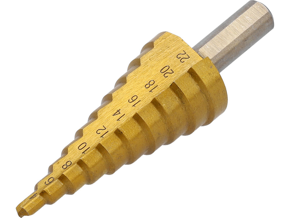LÉPCSŐS FÚRÓ, YATO YT-44741 4-22MM 