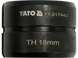 YATO PÓTKOCSI FEJ YT-217443 PT YT-21735 TH TÍPUS 18MM 