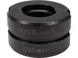 YATO YT-21741 U-típusú 20 mm-es pótfej, YT-21735-höz, PEX-AL-PEX 