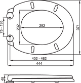 PP WC-FEDŐK FALA 75465 
