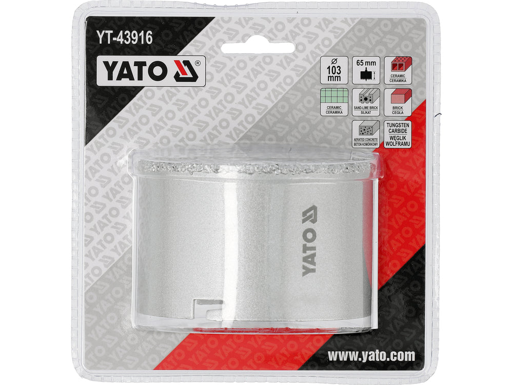 Carota 103 mm YATO YT-43916 - imagine 4
