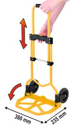 CARUCIOR PLIABIL, 710MM, VOREL 78660 60KG